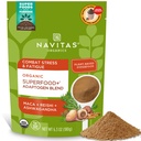 Navitas Organics Superfood+ Adaptogen Blend for Stress Support (Maca + Reishi + Ashwagandha), 6.3oz Sac, 30 portions — Organic, Non-OGM, Vegan, Sans gluten, Keto & Paleo.