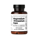 Santa Cruz Paleo Capsules de potassium de magnésium, de glycinate de magnésium et de citrate de potassium, sans gluten, sans kéto, sans sucre, sans paléo, pour la santé globale, cerveau, muscle, os et soutien énergétique, 60 capsules