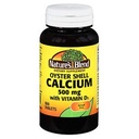 Nature's Blend Oyster Shell Calcium 500mg met vitamine D3, 100 tabletten (verpakking van 4)