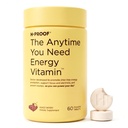 H-PROOF La vitamine énergétique à chaque fois que vous avez besoin d'énergie pour maintenir l'énergie, la concentration et l'alerte avec caféine sans jitter, 60 suppléments d'énergie à croquer (30 portions), baie mixte