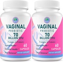 Vaginale Probiotica, 70 miljard CFU 13 Strains Probiotica voor vrouwen, met Prebiotische & D-Mannose, Womens Probiotic voor vaginale gezondheid, urine, pH-balans, Immuun & spijsvertering, 120 capsules
