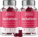 Moeder's Belofte Borstvoeding Supplement Gummy's voor de productie van moedermelk Verhoogen van de Borstvoeding Ondersteuning voor Borstvoeding, Verpleegkunde & Borstvoeding met Fenegriek, Moringa & Milk Thistle 2 Pack