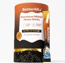 Beter Alt Pure Himalaya Shilajit Caramel Honing Sticks met biologische Honing eenvoudig te consumeren Shilajit