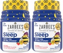 Zarbee's kinderen slapen Gummies met Melatonine, Non-Habit vormen van kinderen slaap Gummies werken met natuurlijke slaapcycli te bevorderen vredevolle slaap, drugsvrije, natuurlijke aardbeien, 60 kt (pack van 2)