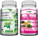 GreeNatr Pure Moringa Oleifera pour Mood Enhancement Plus Complexe de soutien à la ménopause pour les flashs chauds, les sueurs nocturnes et le soulagement des ailes d'humeur