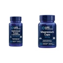 Life Extension Brain & Heart Health Folaat en Magnesium Supplement Bundle, 100 tabletten en 100 capsules