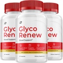 Glyco Renew Capsules, GlycoRenew Advanced Supplement, Alle natuurlijke formule om gezond niveau te behouden, maximale sterkte dagelijkse formule, Glyco Renew Capsules Reviews (3 Pack - 180 Capsules)