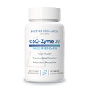 Recherche en biotique CoQZyme 30 Milligramme de coenzyme émulsifiée Q10 CoQ10, Fournitures Superoxyde dismutase et catalase, Deux antioxydants importants 60 Tabs