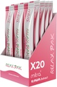 Mitra9 Kava Powder RelaxPak - pastèque fraise Extrait de Kava Powder Packets Enhancer de l'humeur Basé sur une plante Promote le calme naturel et la clarté