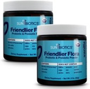 SUNBIOTICS Friendlier Flora - Prebiotic & Probiotic Powder for Women & Men with 20 Miljard CFUs of 4 Probiotic Strains for Good Gut Flora, Immune System & Balanced Microbiome - Vanilla, (pack of 2)