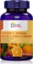 Vitamine C 1000mg avec cerise Acerola (Supporte Système Immune, Niveaux d'énergie, Vitalité de la peau), GMP, Produit naturel certifié Assn, Fabriqué aux États-Unis - 1000mg, 60 comprimés
