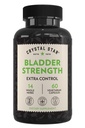 Cristal Star Bladder Strength (60 capsules) – Herbal Urinary Tract Health and Extra Strength Bladder Control Supplement, extrait de canneberge, extrait de graines de citrouille, plantain et racine de Yam sauvage, non-OGM