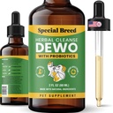 Katten en honden Natural Broad Spectrum, met Probiotica, Homeopathische Ondersteuning en Ras, Made in The USA, 2oz