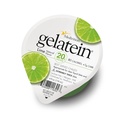 Gelatine Lime: 20 gram eiwit. Suikervrij. Ideaal voor heldere vloeibare diëten, slikproblemen, bariatrische, dialyse en oncologie. Geweldige pre of post-workout snack. (12 verpakkingen)
