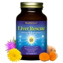 HealthForce SuperFoods Liver Rescue - Natuurlijke Lever Reiniging - met melkdistel & Dandelion Root - Glutenvrij & Veganistisch - 120 capsules