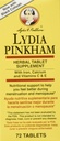 Lydia Pinkham Kruidensupplement Tabletten voor Menstruatie en Menopauze Ondersteuning, 72 Tellen