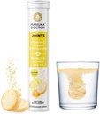 Manuka Doctor Joints* Dagelijkse Joint Support Supplement met Manuka Honing, Vitamine C, Koper & Mangaan ter bevordering van de gezamenlijke gezondheid, citroensmaak, 20 Bruistabletten