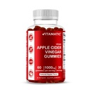 Gommies de vinaigre de cidre de pomme Vitamatique - 1000mg par portion - 60 Gommies végétaliens - Gommies de vinaigre de cidre de pomme pour la désintoxication, le soutien à la perte de poids, l'énergie boost, la digestion et la santé Gut