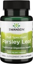 Swanson Full-Spectrum Peterselie Leaf Extract - Kruidensupplement Promoting Digestive Health - Natural Formula Supporting GI Tract Health - (60 Capsules, 400mg Elk)