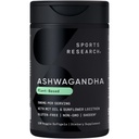 Sportonderzoek® Ashwagandha Softgels met Coconut MCT olie - Natuurlijke Ayurvedische Adaptogen Gemaakt met Shoden® Ashwa voor ontspanning, rust en slaap ondersteuning - Glutenvrij en Veganistisch vriendelijk - 120 Tel.