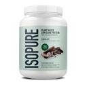 Isopure Plant-Based Proteïne Poeder, Lactosevrij, Glutenvrij, met ijzer, chocolade, 20g Plant Proteïne per portie, 1,37 Lbs, 20 porties
