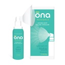 L'ONA renouvelle l'inhalateur nasal Saline Micro-Mist, soulagement de la congestion pour les adultes, rhume et grippe, allergie, soulagement du sinus, sans parfum, 1,7oz