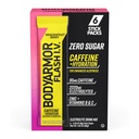 BODYARMOR Cafeïnated Flash I.V. Electrolyte Packets - Dragonfruit Berry - Zero Sugar Energy Drink Mix, Single Serve Packs, Hydration for Pre Workout, Travel Essentials, Active Lifestyle (6 telling)