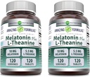 Verbazingwekkende Formules Melatonine 10 Mg Plus L-Theanine 5.5 Mg Supplement 