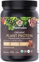 SOTRU Organic Vegan Protein Powder - Whole Food, Plant Based Protein Powder with Green Superfoods, Enzymes & Probiotics - USDA Certified Organic, Non-GMO, Gluten-Free - Chocolate 18,5 oz, 21 Servings