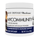 Host Defense MyCommunity Powder - 17 species Blend Mushroom Supplement for Immune Support - Extract with Lion's Mane, Reishi, Chaga, Cordyceps, Turkey Tail & More - 100g (66 Servings) *