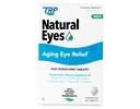 The Relief Products Natural Eyes Aging Eye Relief - 100% Natural Active Ingredients - Fast Dissolving Tablets for Eye Health, Poor Night Vision, Moe Ogen, Droogheid en Roodheid 48Ct