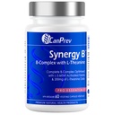 CanPrev Synergy B Complex met L-Theanine 60 Capsules 30-Day Supply - Bevorderen van geestelijke ontspanning, verbeteren van energie, cognitieve helderheid en ondersteuning lichaam & Mind - Vegan, niet-GMO en Glutenvrije