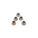 Hoorhulp Domes Smoky Gray Tips Oorstukken Comfortabel voor Open Fit BTE Sound Versterker PSAP Kit Onzichtbaar 8mm (M * 5)