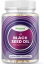 Phytoral Premium Black Seed Oil Capsules - Nigella Sativa Black Seed Oil Pillen voor de spijsvertering van de gezondheid Immune Ondersteuning en Brain Booster Antioxidant Supplement - Volledige Spectrum Cumin Capsules