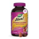 Nature's Way Alive! Dagelijkse Gummy Multivitaminen, 16 Vitaminen & Mineraal, Energie Metabolisme*, Haarhuid & Nagels*, Vegetarisch, Gemengde Berry Gearomatiseerd, 130 Gummies (Verpakking mei Vary)