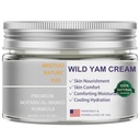 Crème de Yam sauvage biologique pour les femmes - Confort de la peau apaisante, ingrédients naturels, 120g