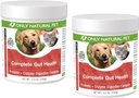 Alleen Natural Pet Complete Gut Health Complex - Probiotica & Digestief Enzyme Supplement voor honden en katten - bevordert gezonde spijsvertering, immuunsysteem, Nutriënt Absorptie -3.5oz poeder (verpakking van 2)