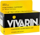 Vivarin Cafeïne Alertness Aid, Tabletten 40 ea (verpakking 2)