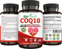 BioFinest CoQ10 Coenzyme Q10 Supplément 100mg - Absorption rapide à libération rapide - Immune Heart Energy Antioxydant (120caps)