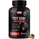 FORCE FACTOR Test X180 Unleashed Testosteron Booster voor mannen om spier te bouwen, kracht te verhogen en de prestaties te verbeteren, Testosteron Supplement voor mannen gezondheid, 90 capsules