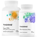 THORNE - Wellness Essentials Bundle - Omega-3 & Multivitamine Combo - Super EPA & Basic Nutrients 2/Day - 30 Servers