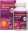 Natuurlijke Factoren, Vitamine B12 Methylcobalamine 1000 mcg, Biedt de Meest Metabole Actieve Vorm van B12, Quick Dissolving Tablets