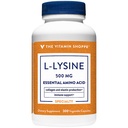 De vitamine Shoppe L-Lysine 500MG eenmaal daags (300 capsules)