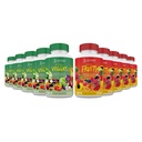 Justified Laboratories Superfoods Set - Includes Vital Fruits (90 Capsules, Pack of 5) + Vital Veggies (90 Capsules, Pack of 5) - Non-GMO, Vegan - 30 Servings per Bottle