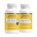 Onderzoek naar voedingssupplementen Mannen en vrouwen Vitaminen voor energieondersteuning - Geoptimaliseerde energieduo - Adrenal Support & Mitochondrial Supplements to Promote Optimal Cellular Energy - ATP 360 & Energy Multi-Plex