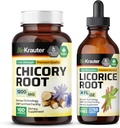 BIO KRAUTER Chicory Root 100 Capsules & Licorice Root Tinctuur 4 Fl. Oz.
