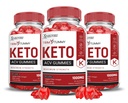 Laboratoires justifiés (3 Pack Tummy Keto ACV vinaigre de cidre de pomme formulé avec du jus de betterave de grenade en poudre B12 Vegan Non OGM 180 Gommies