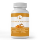 Pure Original Ingrediënten Kurkuma Curcumine & Gember, (100 capsules) Altijd zuiver, Geen additieven of fillers, Lab geverifieerd (100 capsules)