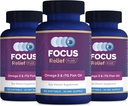 Focus Relief Plus Dry Eye Formula (270 ct. 90 Day Supply) Dry Eye Omega 3 Supplement - Dry Eye Relief Supplement - Omega 3 Fish Oil voor droge ogen