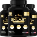 35450MG Pure Shilajit Supplement - Himalaya Biologische Shilajit voor mannen en vrouwen Maximale Potentie Shilajit voor verbeterde energie en Immuun Ondersteuning 270 Veggie Capsules